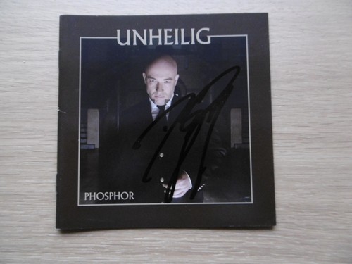 Unheilig autografo firmato - , cd